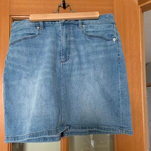 Loft Jean Skirt